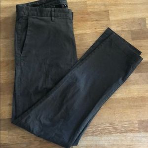 Theory Zaire Pant - Size 32 - Dark Olive Green